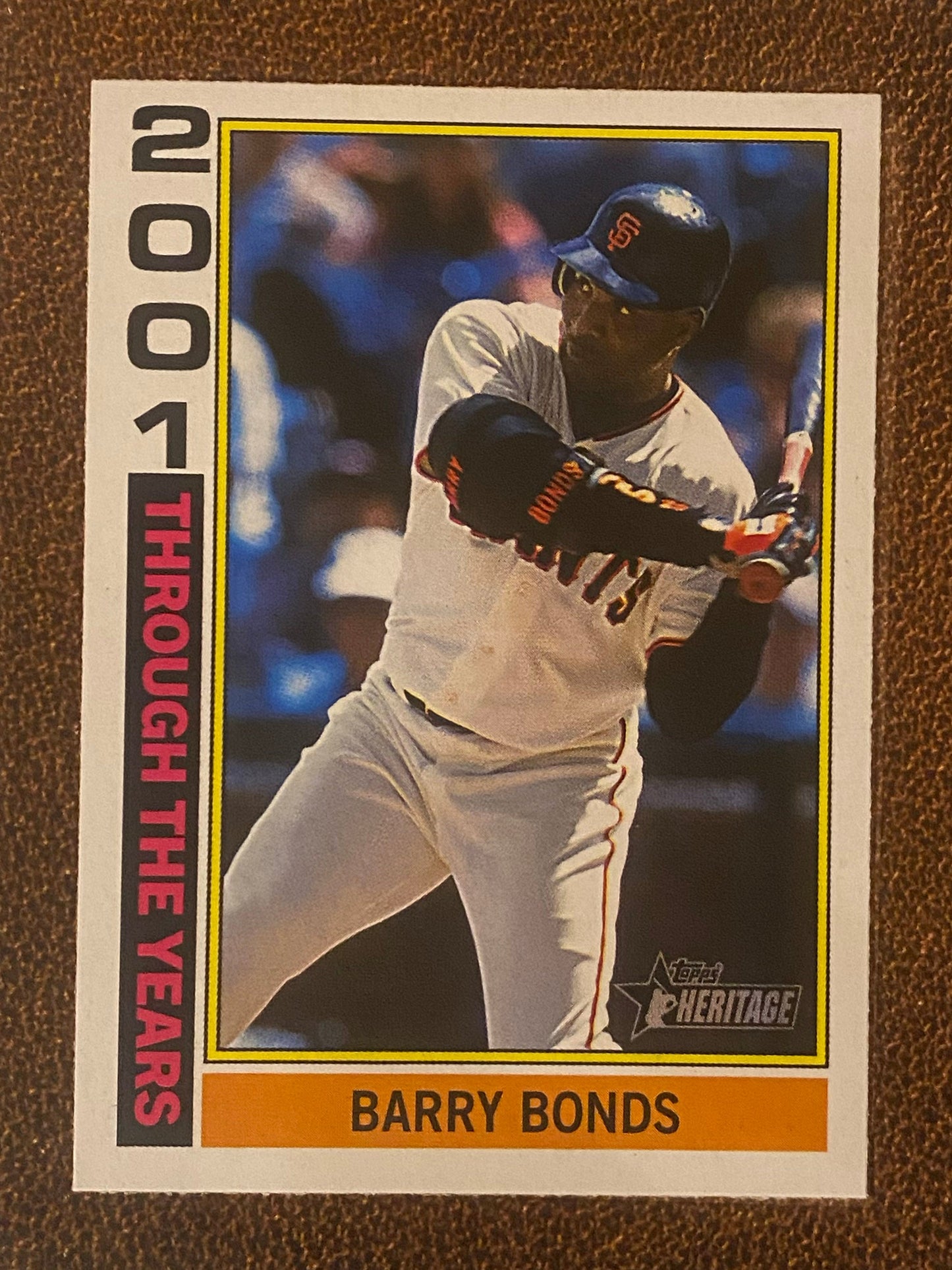 Barry Bonds - 2025 Topps Heritage - Through the Years Insert - Giants