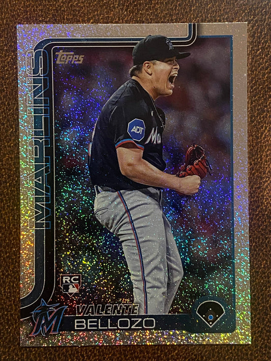 Valente Bellozo - 2025 Topps Series 2 - Sandglitter - Marlins