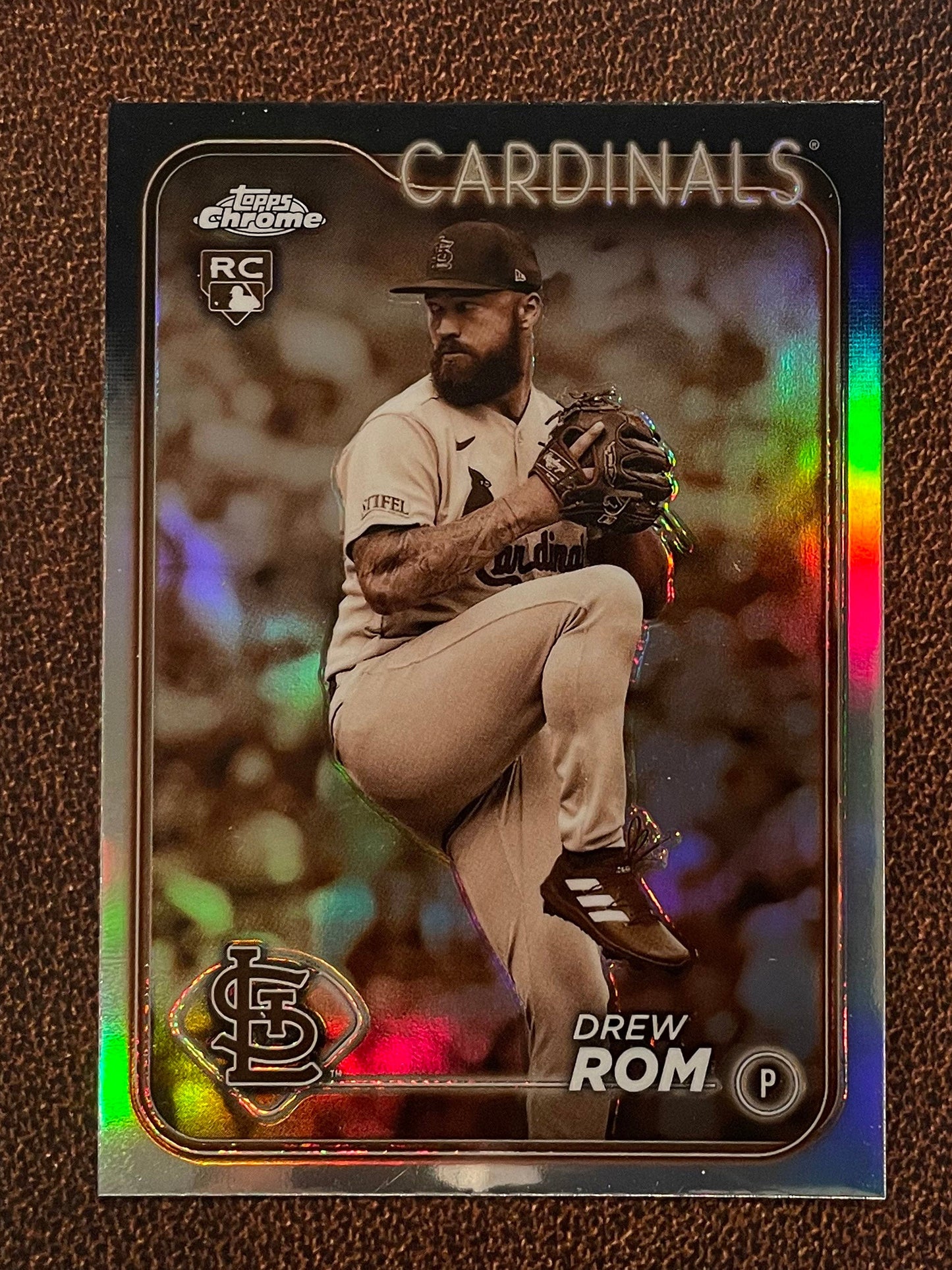 Drew Rom - 2024 Topps Chrome - Sepia Refractor - Cardinals