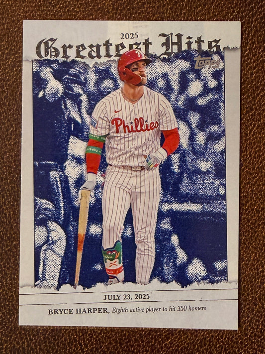 Bryce Harper - 2026 Topps Series 1 - Greatest Hits Insert - Phillies