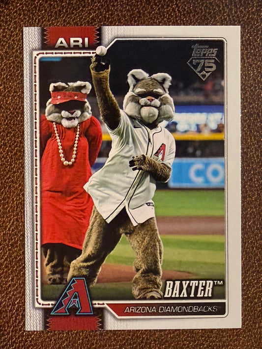 Baxter - 2026 Topps Series 1 - Mascots Insert - Diamondbacks