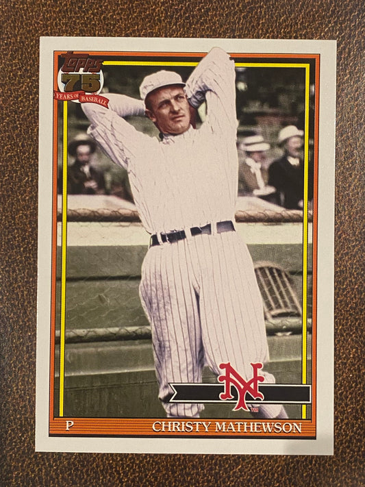 Christy Mathewson - 2026 Topps Series 2 - 1991 Topps - Giants