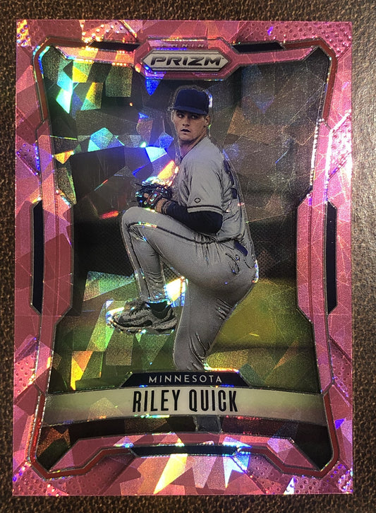 Riley Quick - 2026 Panini Prizm - Pink Ice - Twins