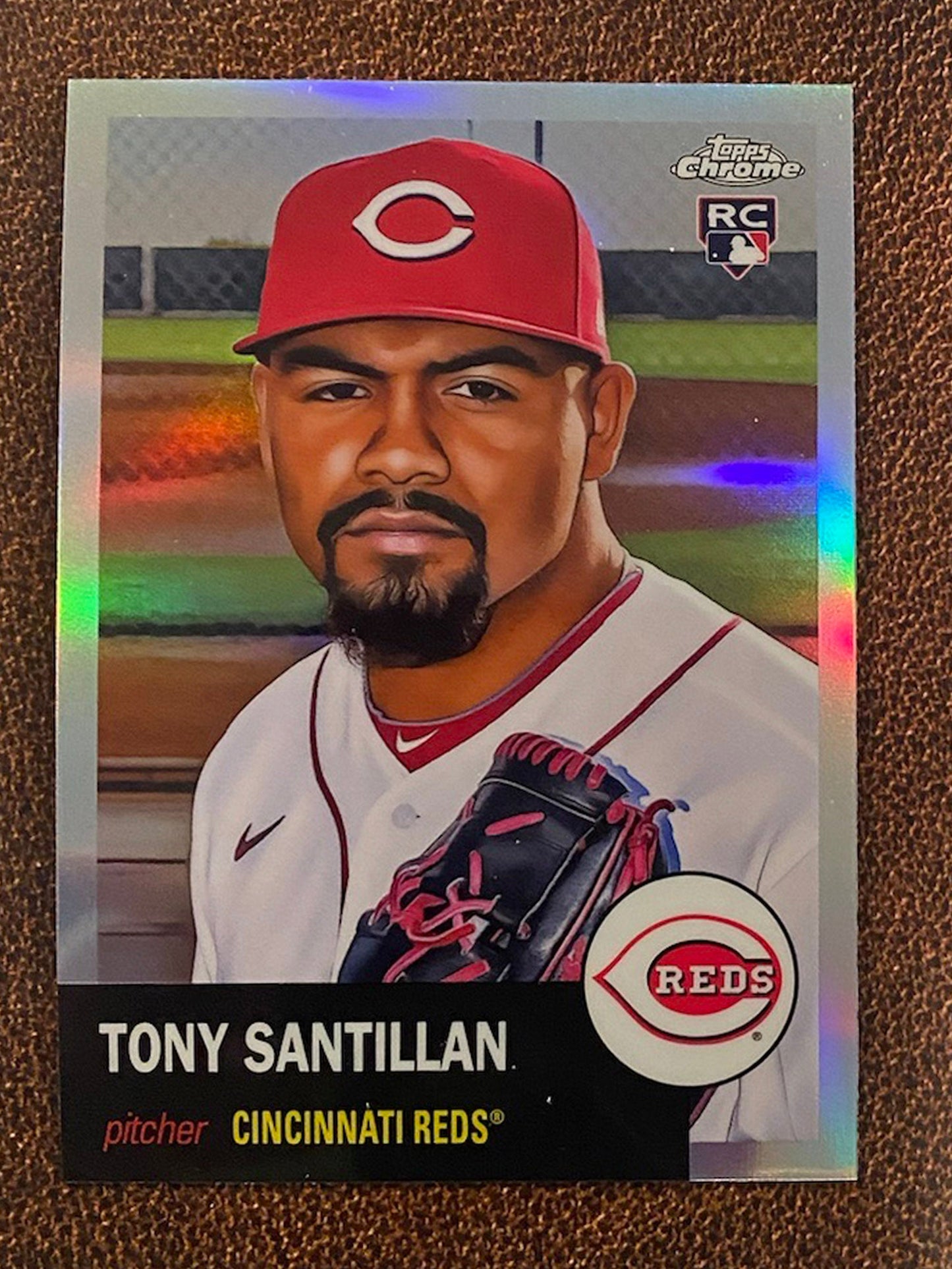 Tony Santillan - 2022 Topps Chrome Platinum Anniversary - Refractor - Reds