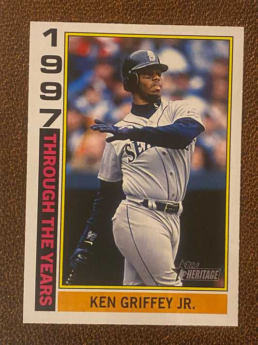 Ken Griffey Jr. - 2025 Topps Heritage - Through the Years Insert - Mariners
