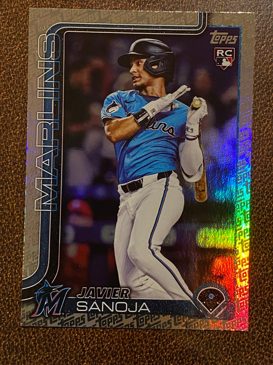 Javier Sanoja - 2025 Topps Series 2 - Fanatics Exclusive Topps Foil Border - Marlins