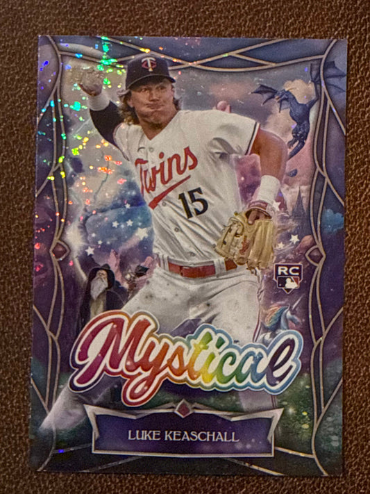 Luke Keaschall - 2025 Topps Update - Mystical Insert - Twins