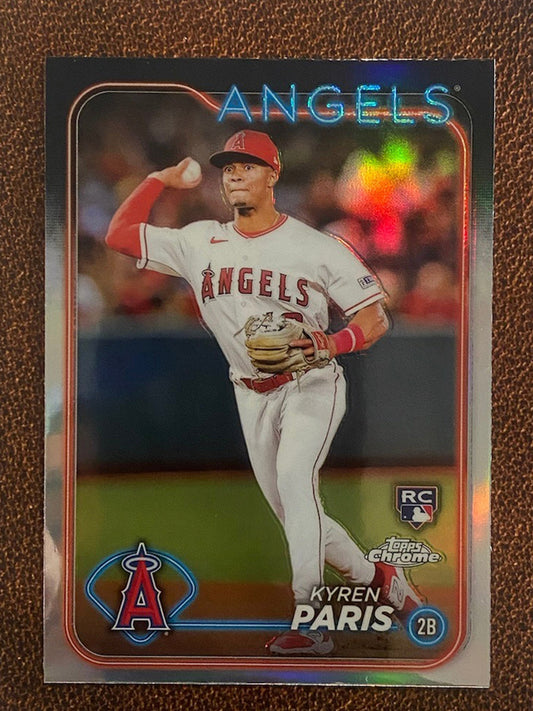 Kyren Paris - 2024 Topps Chrome - Refractor - Angels