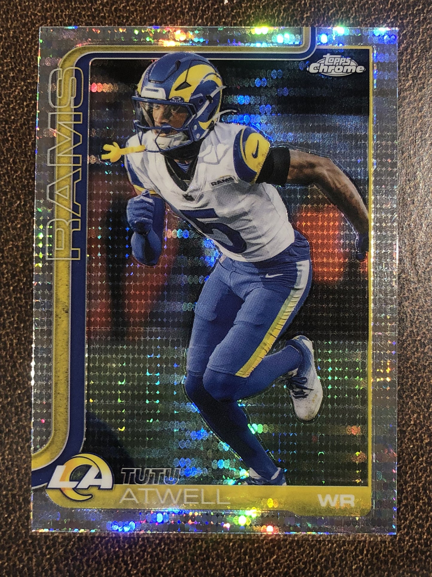 Tutu Atwell - 2025 Topps Chrome - Prizm Refractor - Rams