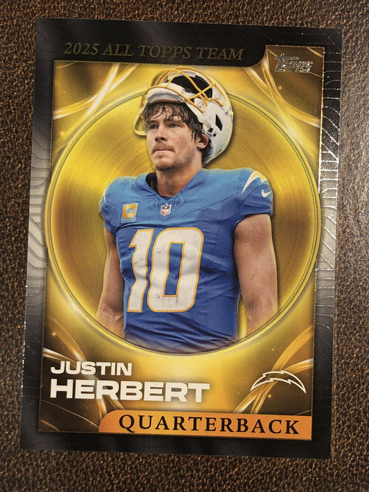 Justin Herbert - 2026 Topps Flagship - 2025 Topps All Team - Chargers