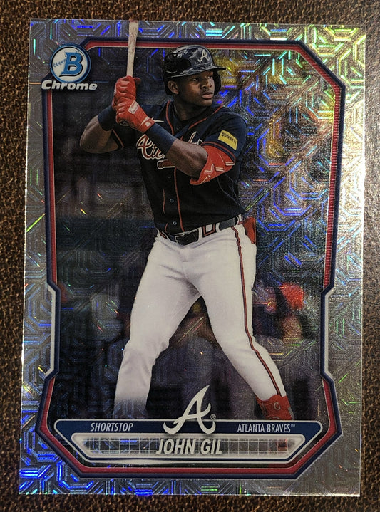 John Gil - 2026 Bowman Chrome - Prospect MOJO - Braves