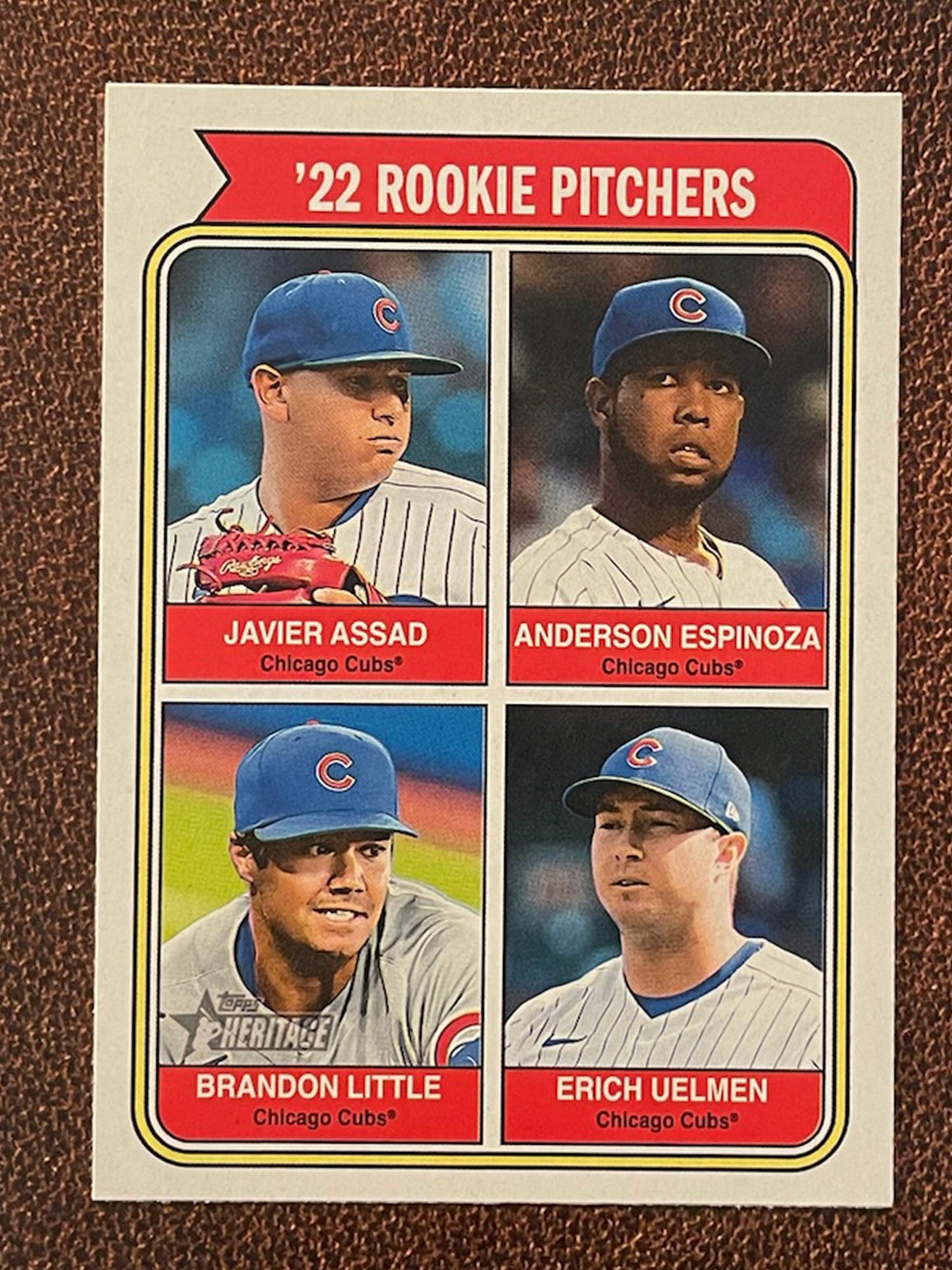 22 Rookie Pitchers - 2023 Topps Heritage - Short Print - Cubs