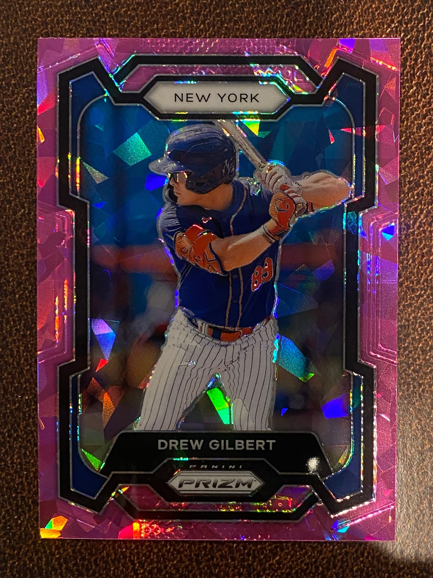 Drew Gilbert - 2024 Panini Prizm - Pink Ice - Mets