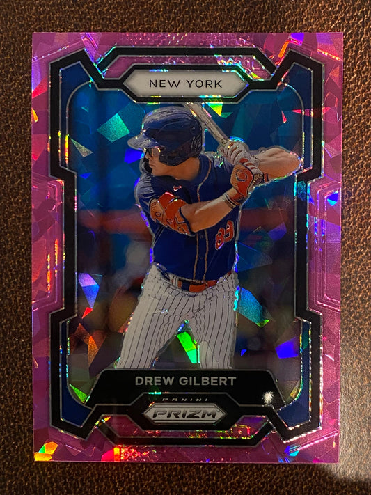 Drew Gilbert - 2024 Panini Prizm - Pink Ice - Mets