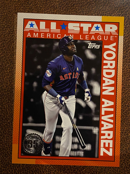 Yordan Alvarez - 2025 Topps Series 2 - 1990 All Star Insert - Astros