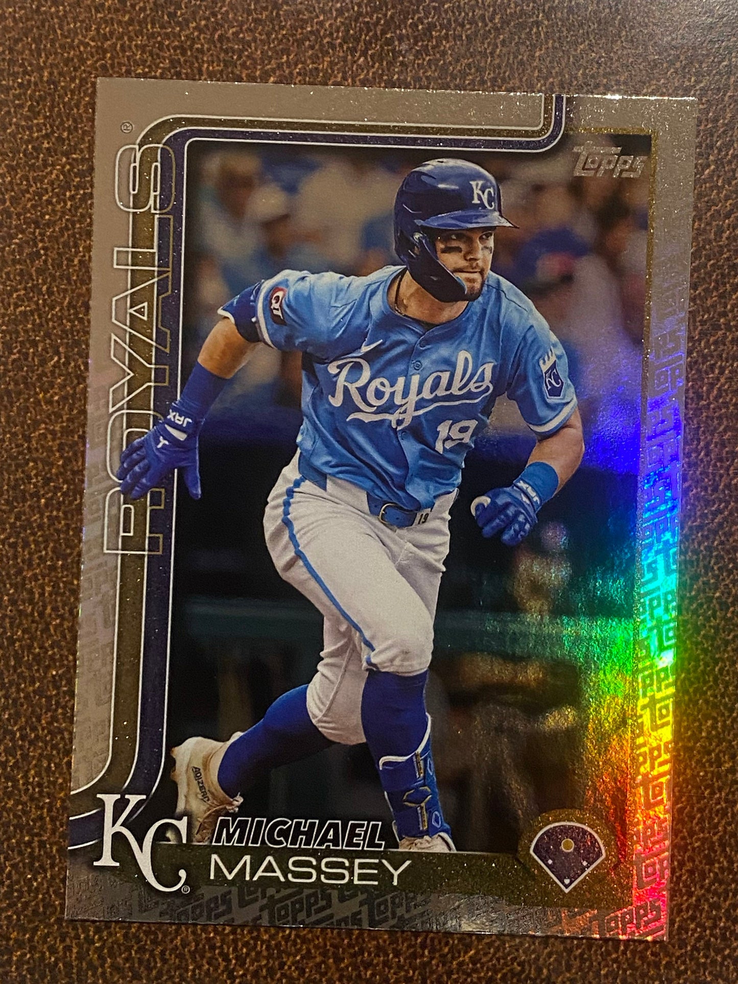 Michael Massey - 2025 Topps Series 2 - Fanatics Exclusive Topps Foil Border - Royals