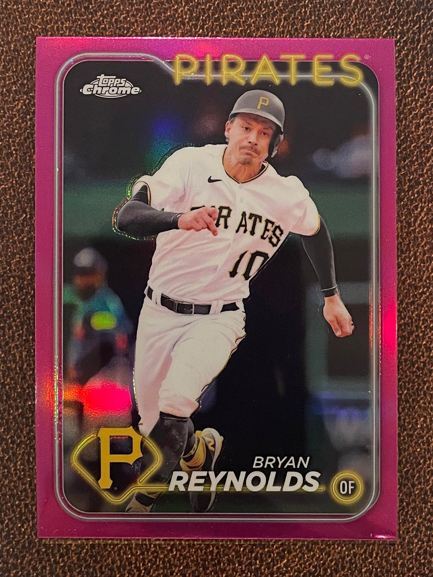 Bryan Reynolds - 2024 Topps Chrome - Pink Refractor - Pirates