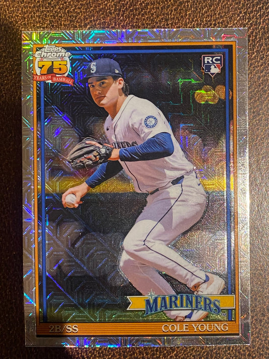 Cole Young - 2026 Topps Series 1 - Mojo Refractor - Mariners