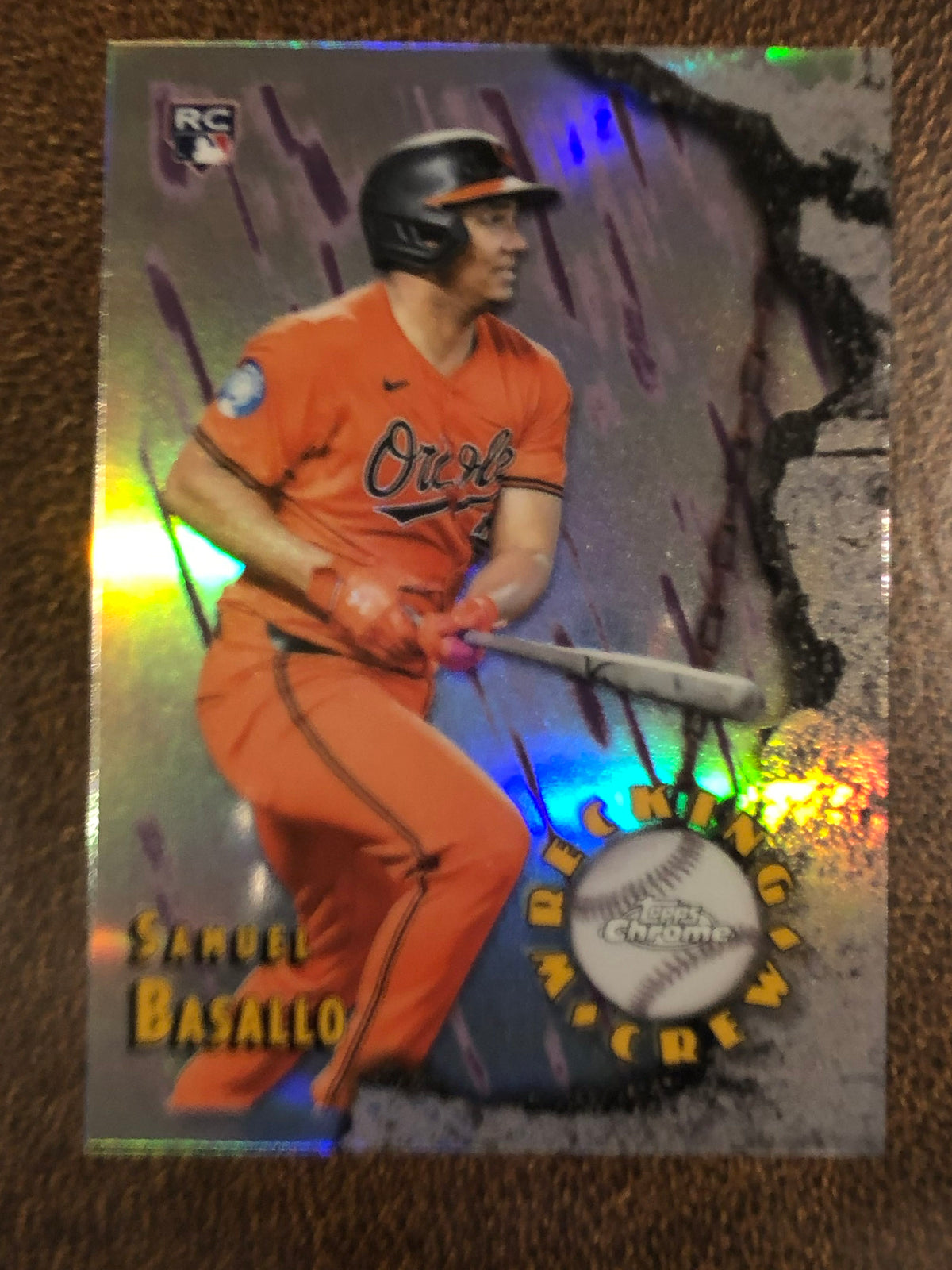 Samuel Basallo - 2026 Topps Chrome - Wrecking Crew Insert - Orioles