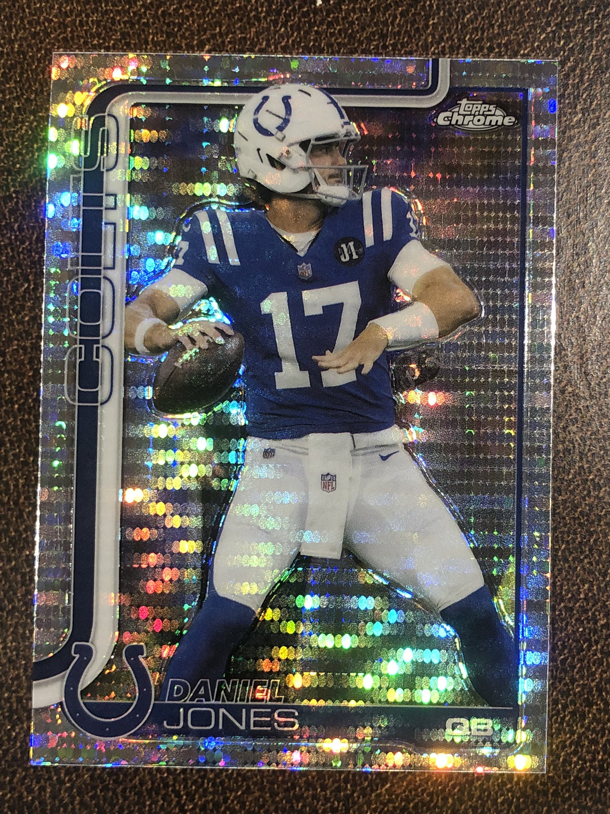 Daniel Jones - 2025 Topps Chrome - Prizm Refractor - Colts