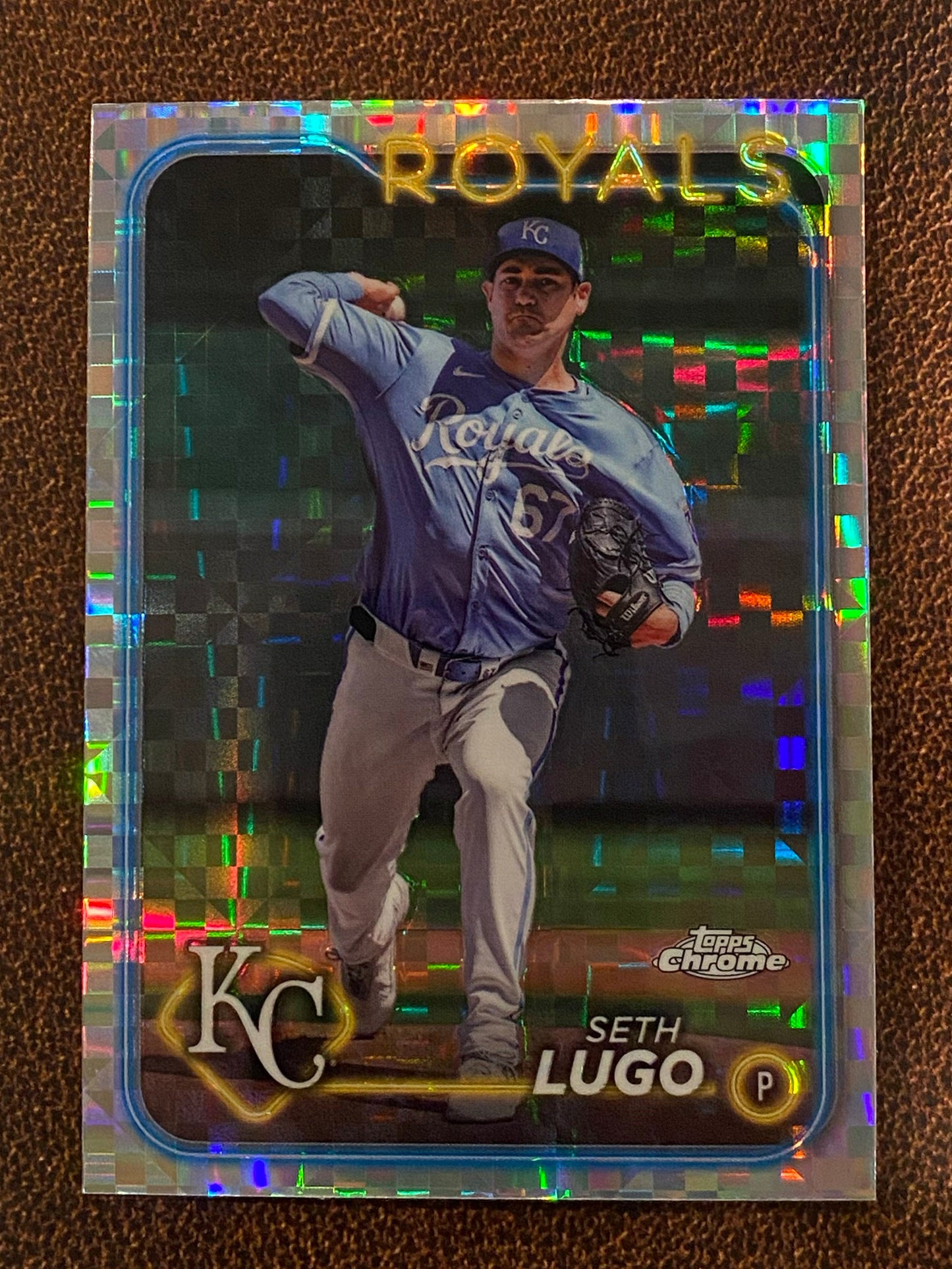 Seth Lugo - 2024 Topps Chrome Update - XFractor - Royals