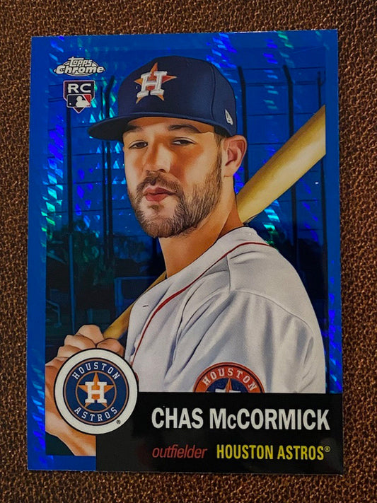 Chas McCormick - 2022 Topps Chrome Platinum Anniversary - Blue Prism - Astros