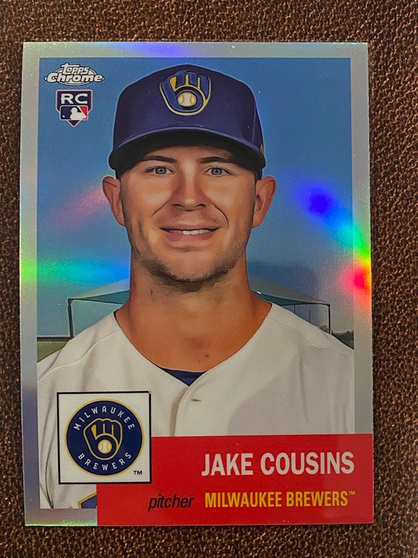 Jake Cousins - 2022 Topps Chrome Platinum Anniversary - Refractor - Brewers