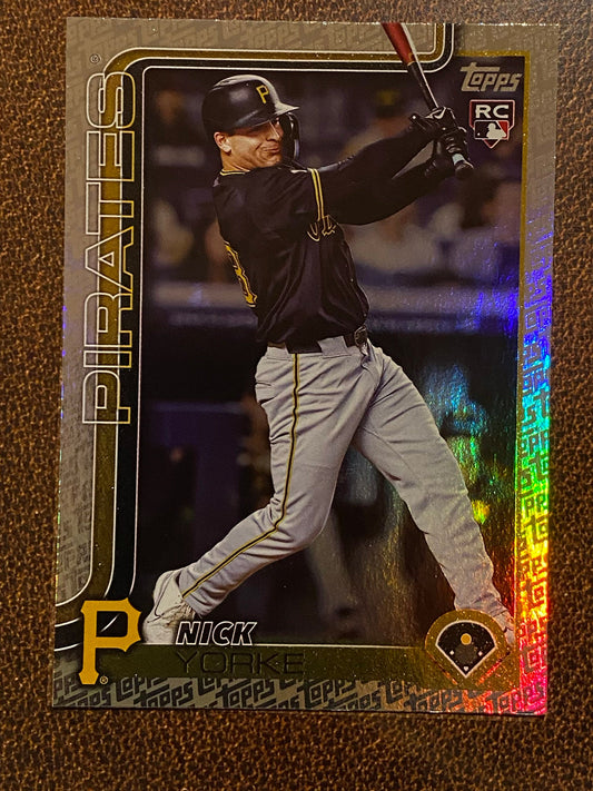 Nick Yorke - 2025 Topps Series 2 - Fanatics Exclusive Topps Foil Border - Pirates
