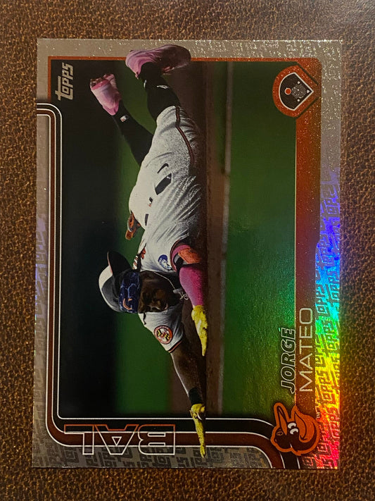 Jorge Mateo - 2025 Topps Series 2 - Fanatics Exclusive Topps Foil Border - Orioles