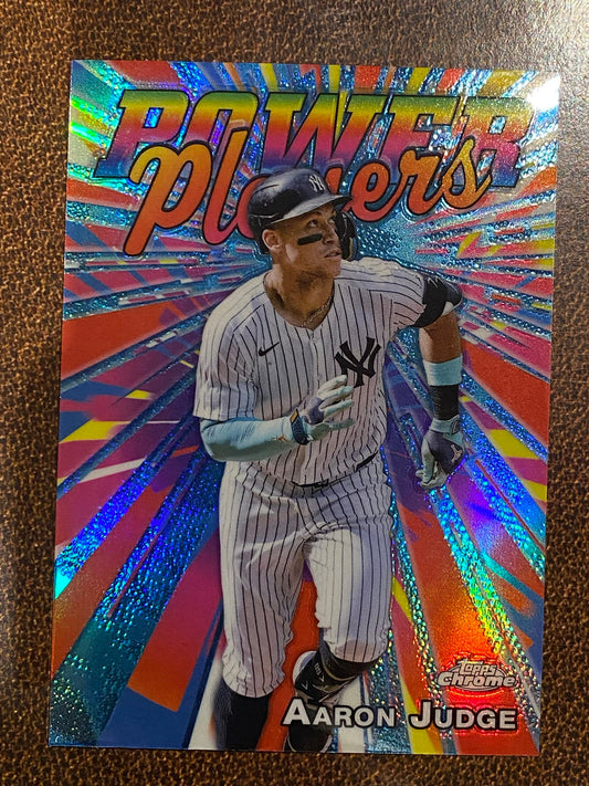 Aaron Judge - 2025 Topps Chrome - Power Players - Yankees