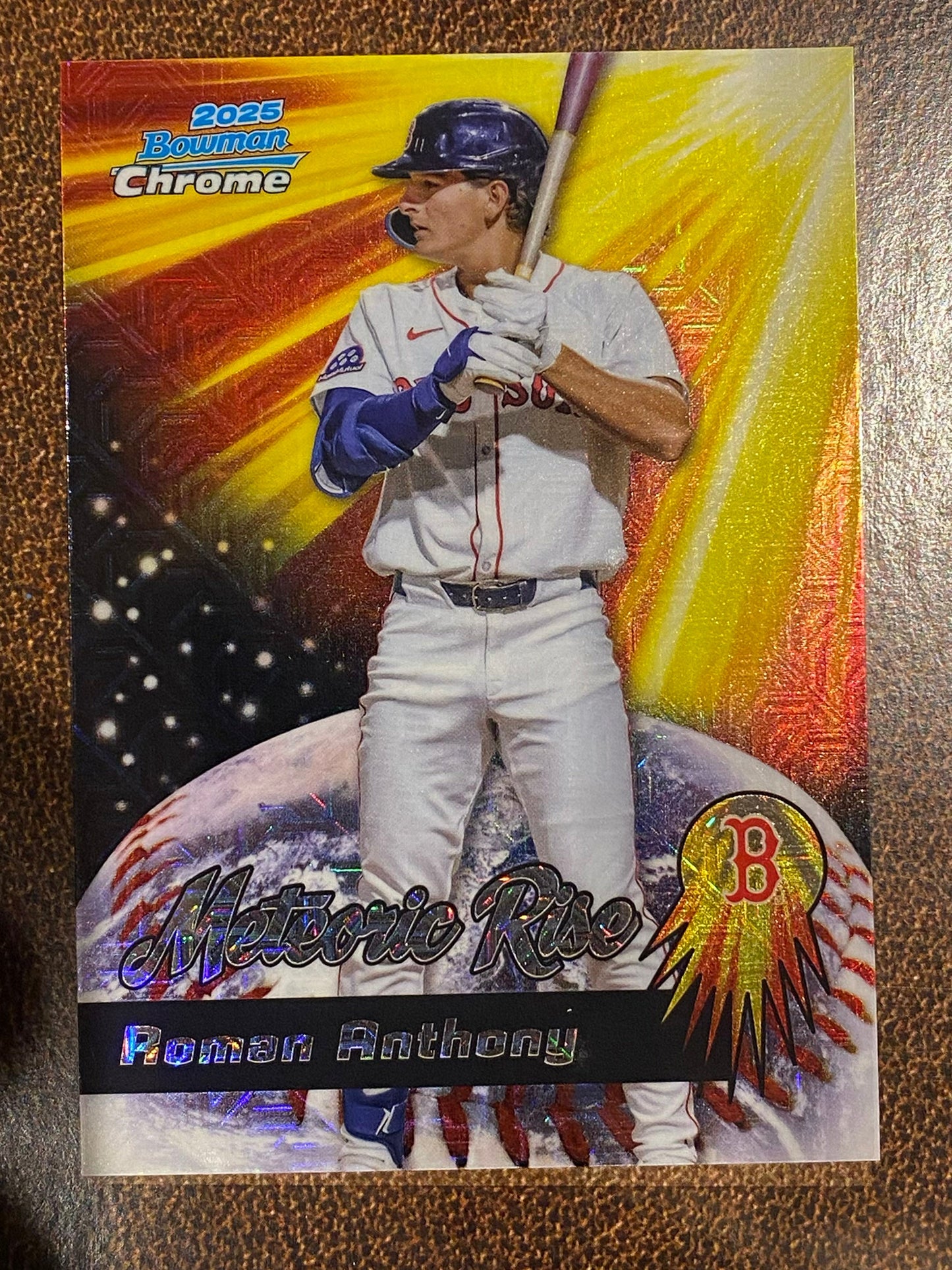Roman Anthony - 2025 Bowman Chrome - Meteoric Rise Mojo - Red Sox