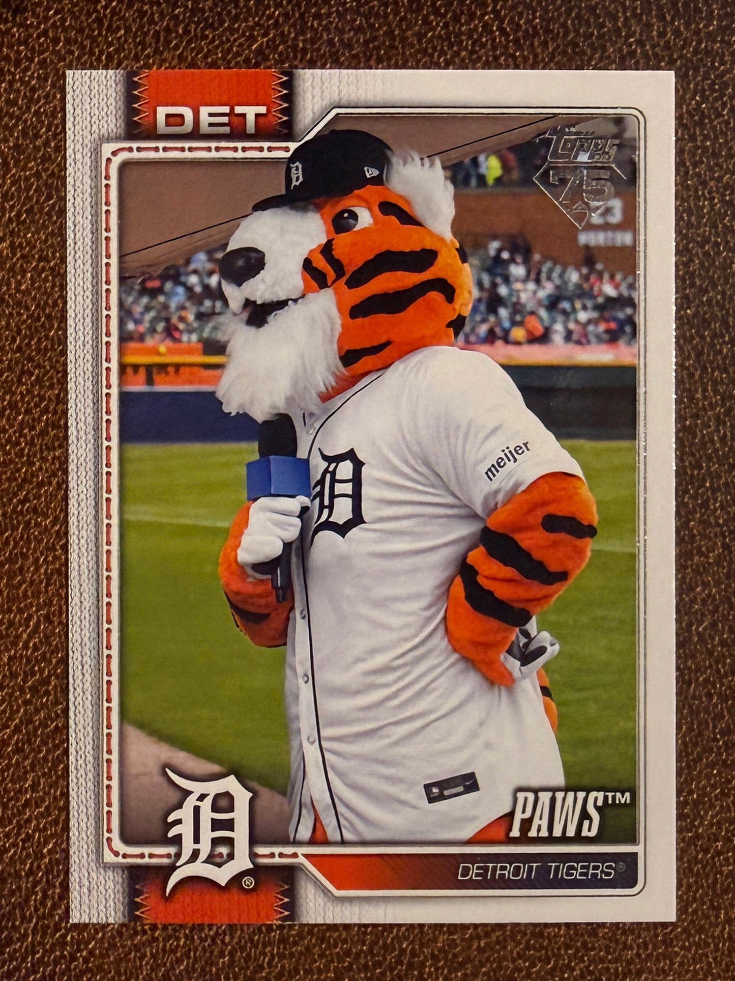 Paws - 2026 Topps Series 1 - Mascots Insert - Tigers
