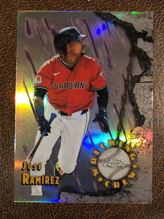 Jose Ramirez - 2026 Topps Chrome - Wrecking Crew Insert - Guardians