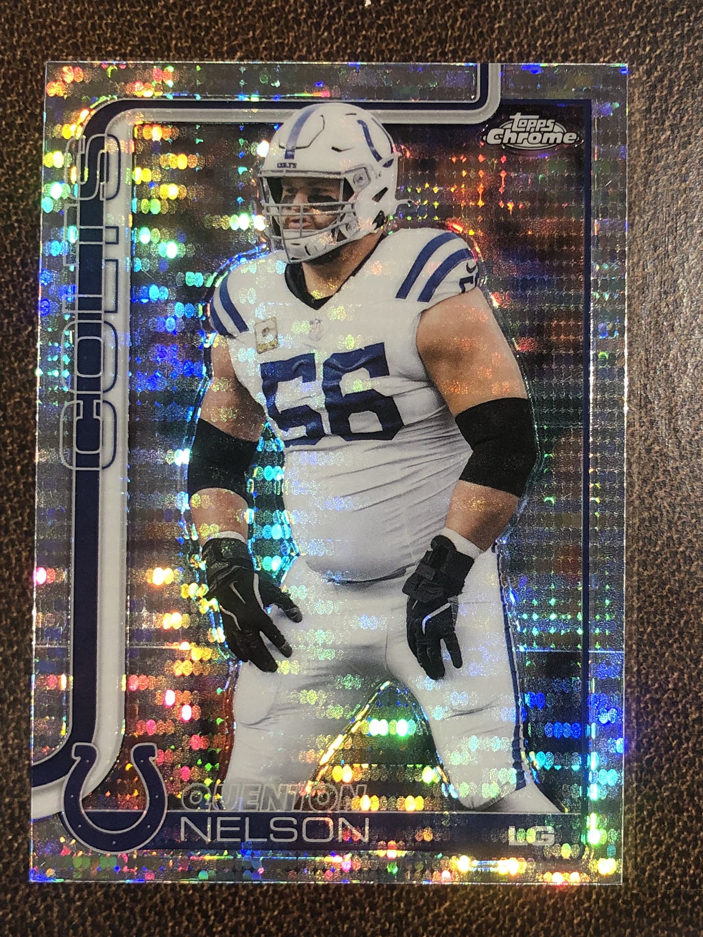 Quenton Nelson - 2025 Topps Chrome - Prizm Refractor - Colts