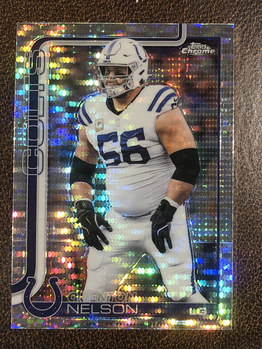 Quenton Nelson - 2025 Topps Chrome - Prizm Refractor - Colts