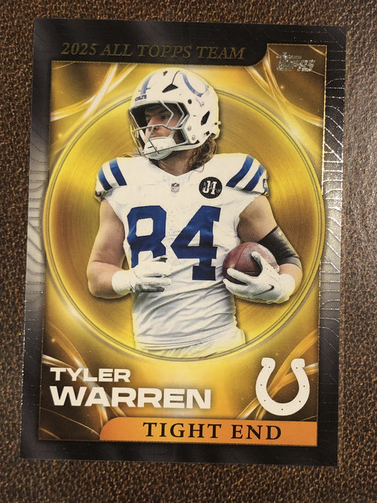 Tyler Warren - 2026 Topps Flagship - 2025 Topps All Team - Colts