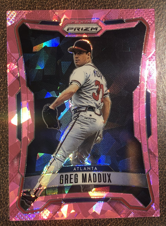 Greg Maddux - 2026 Panini Prizm - Pink Ice - Braves