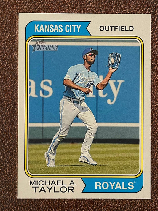 Michael A. Taylor - 2023 Topps Heritage - Short Print - Royals
