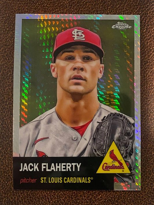 Jack Flaherty - 2022 Topps Chrome Platinum Anniversary - Prism Refractor - Cardinals