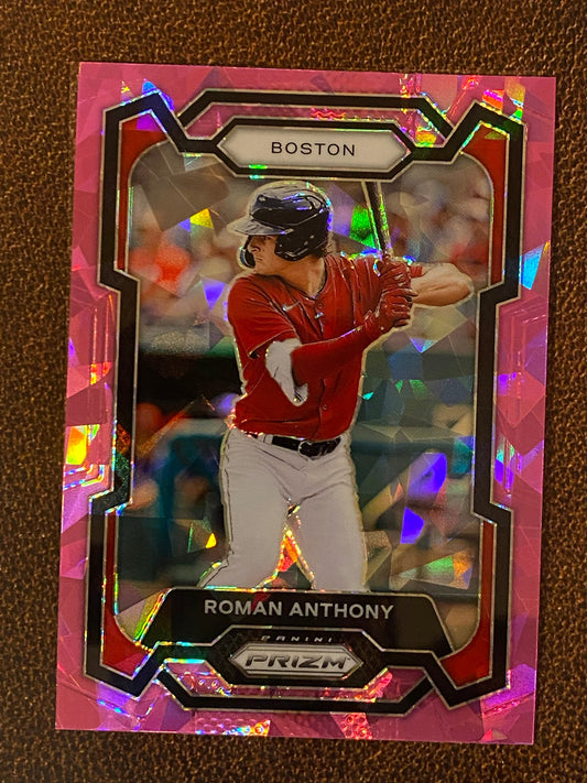 Roman Anthony - 2024 Panini Prizm - Pink Ice Mega - Red Sox