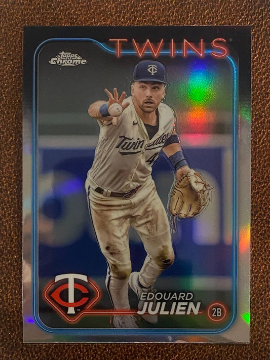 Edouard Julien - 2024 Topps Chrome - Refractor - Twins