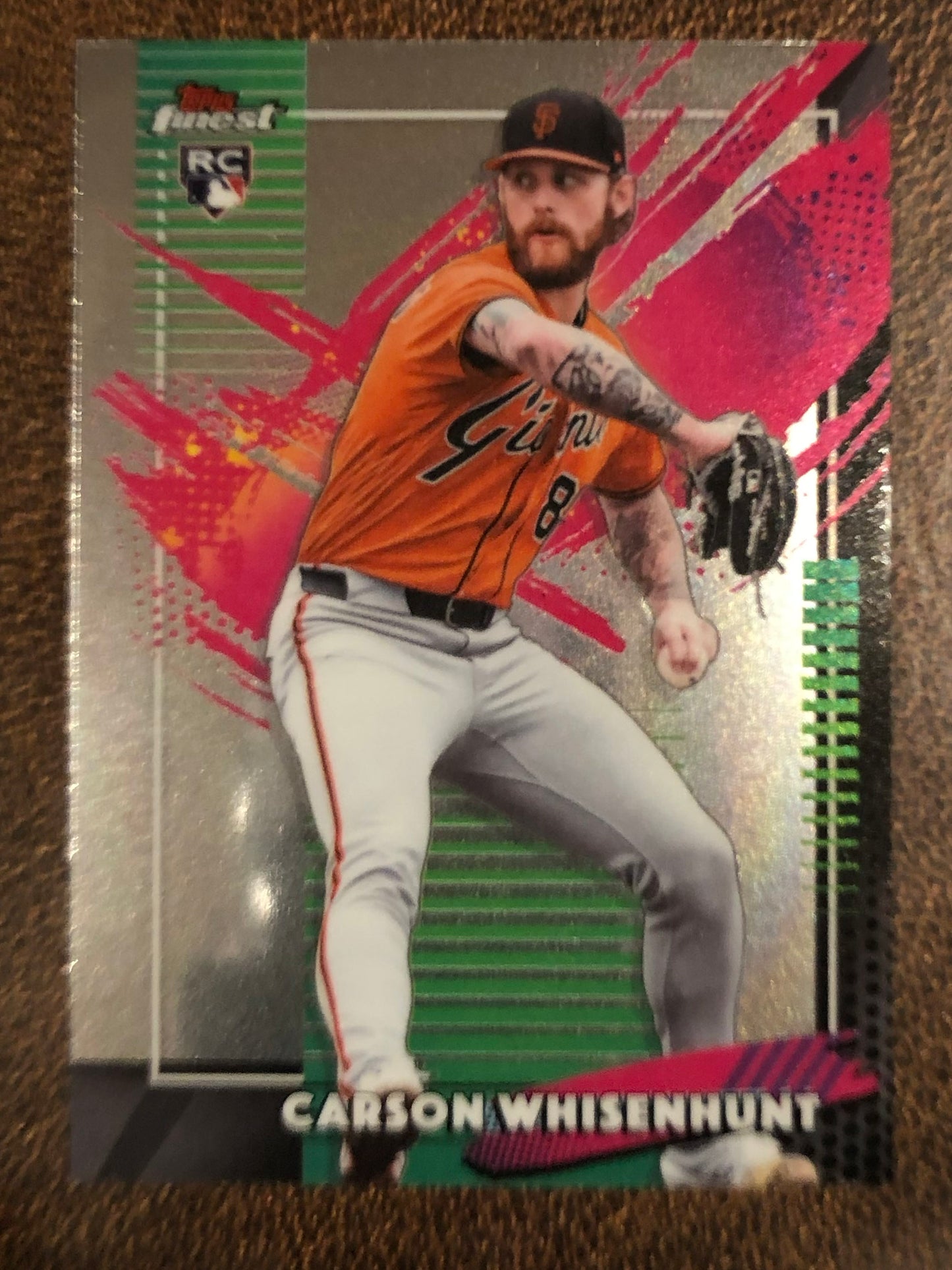 Carson Whisenhunt - 2026 Topps Finest - Rare Base - Giants