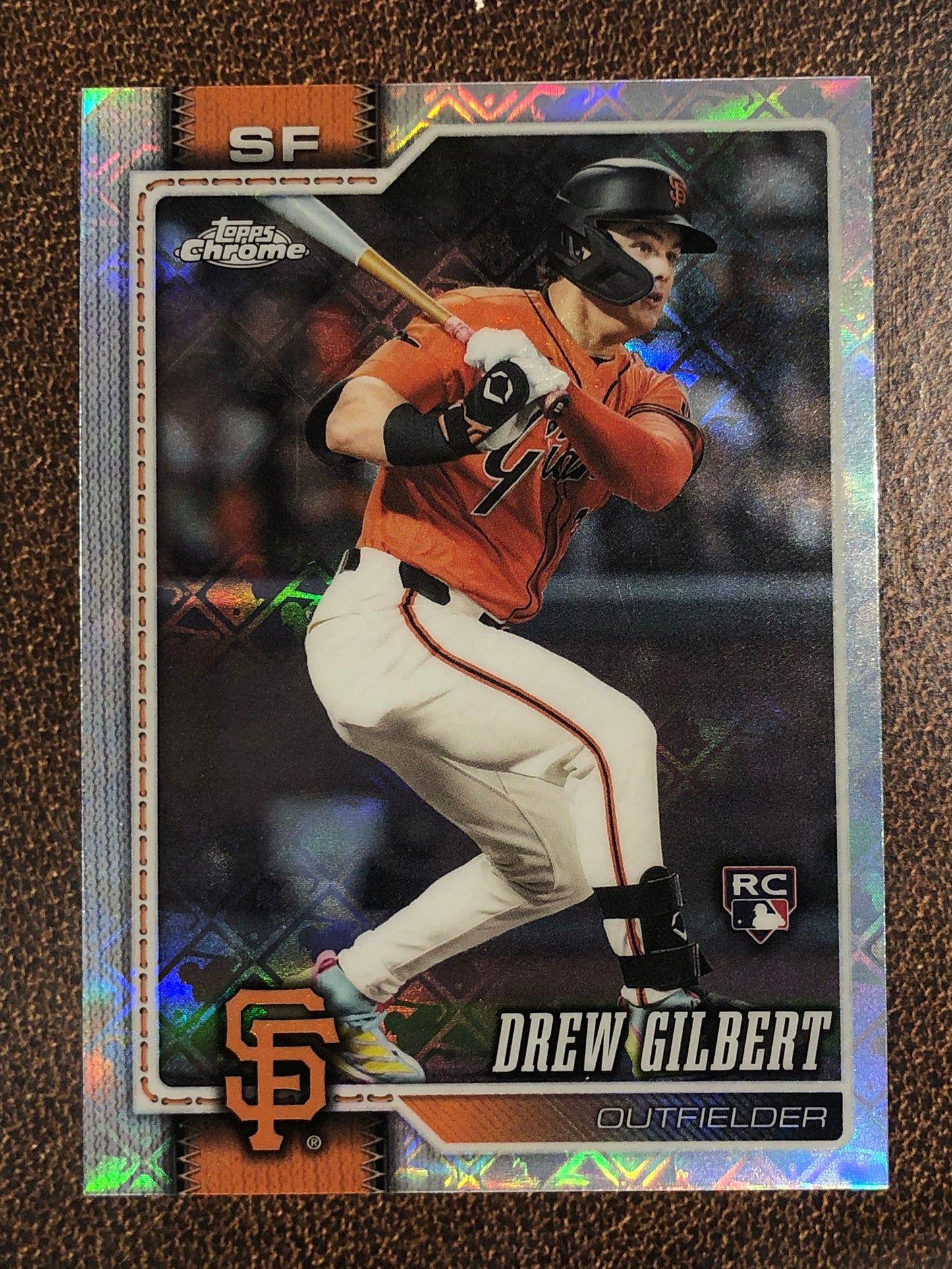 Drew Gilbert - 2026 Topps Chrome Logofractor - Base Logofractor - Giants