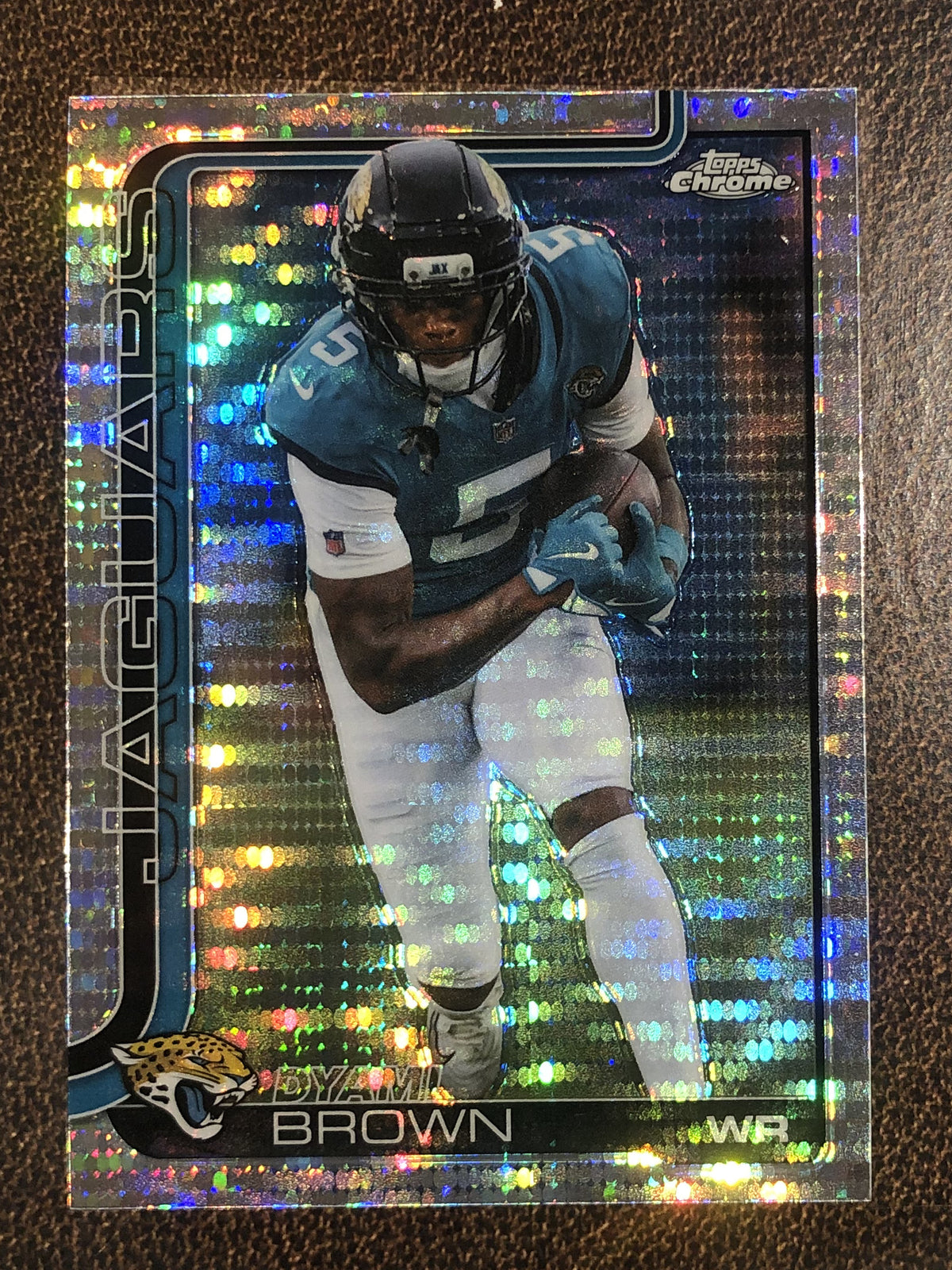 Dyami Brown - 2025 Topps Chrome - Prizm Refractor - Jaguars
