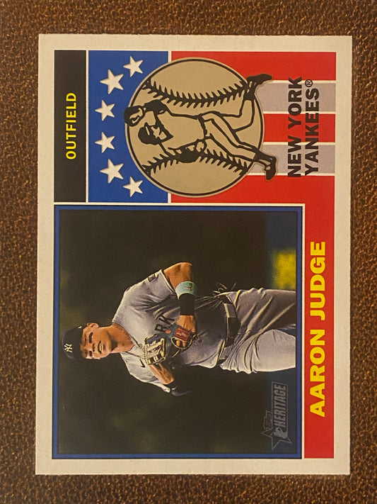 Aaron Judge - 2025 Topps Heritage - Player Icon Insert - Yankees