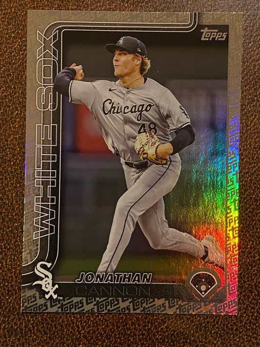 Jonathan Cannon - 2025 Topps Series 2 - Fanatics Exclusive Topps Foil Border - White Sox