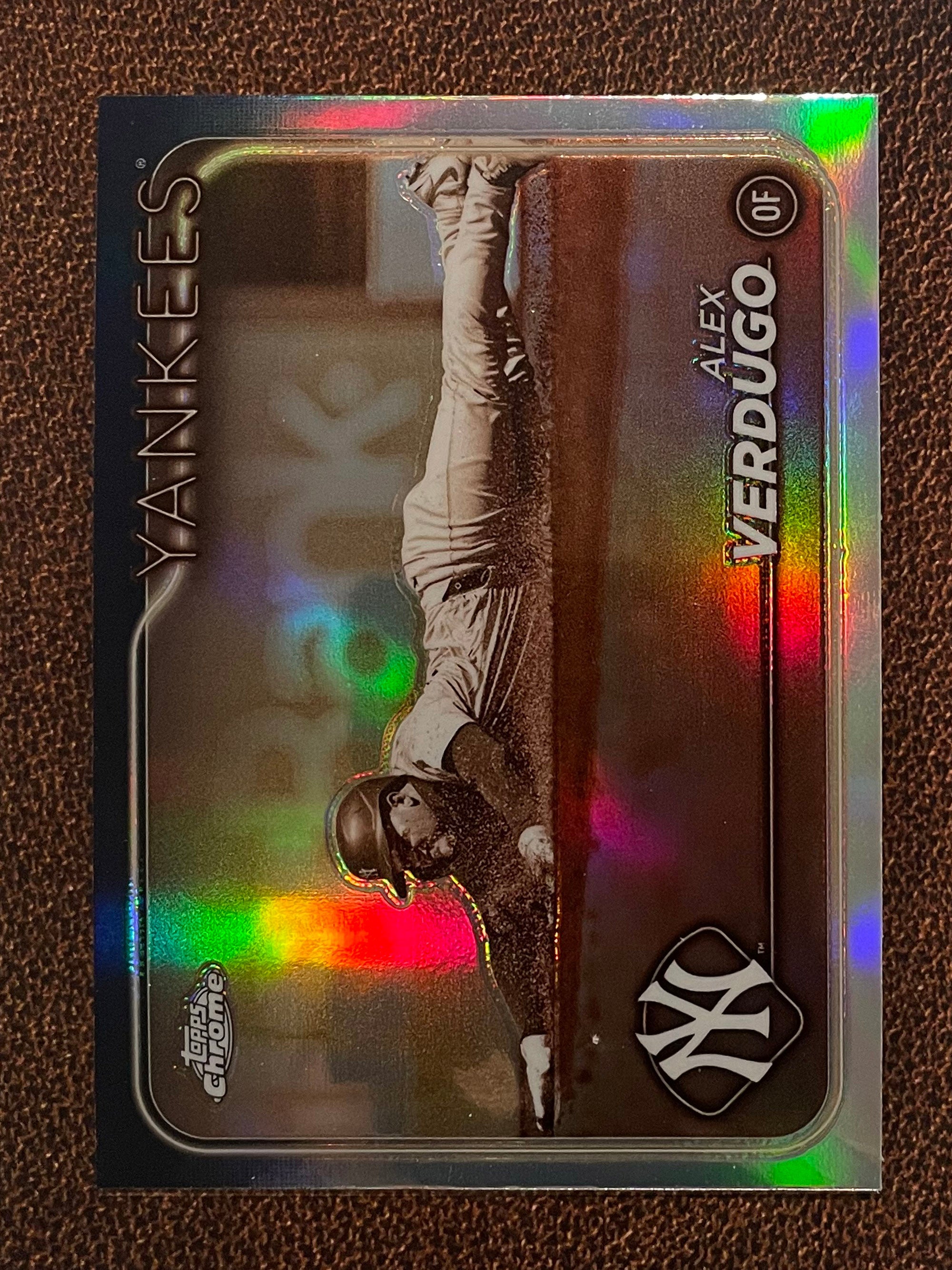 Alex Verdugo 2024 Topps Chrome Sepia Refractor Yankees Western