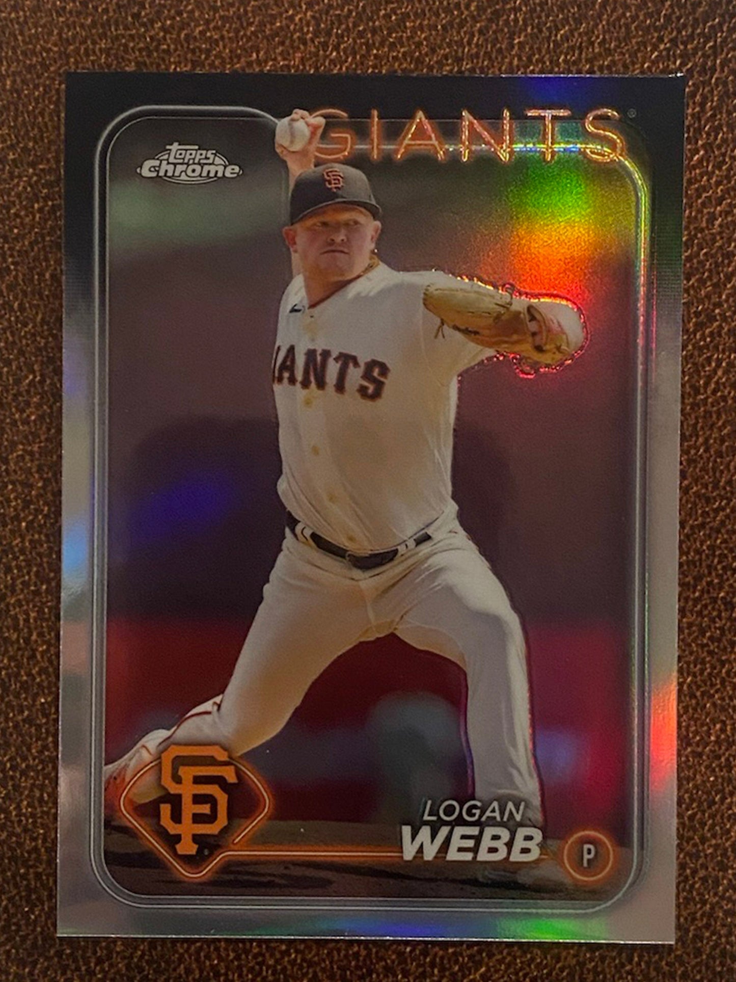 Logan Webb - 2024 Topps Chrome - Refractor - Giants