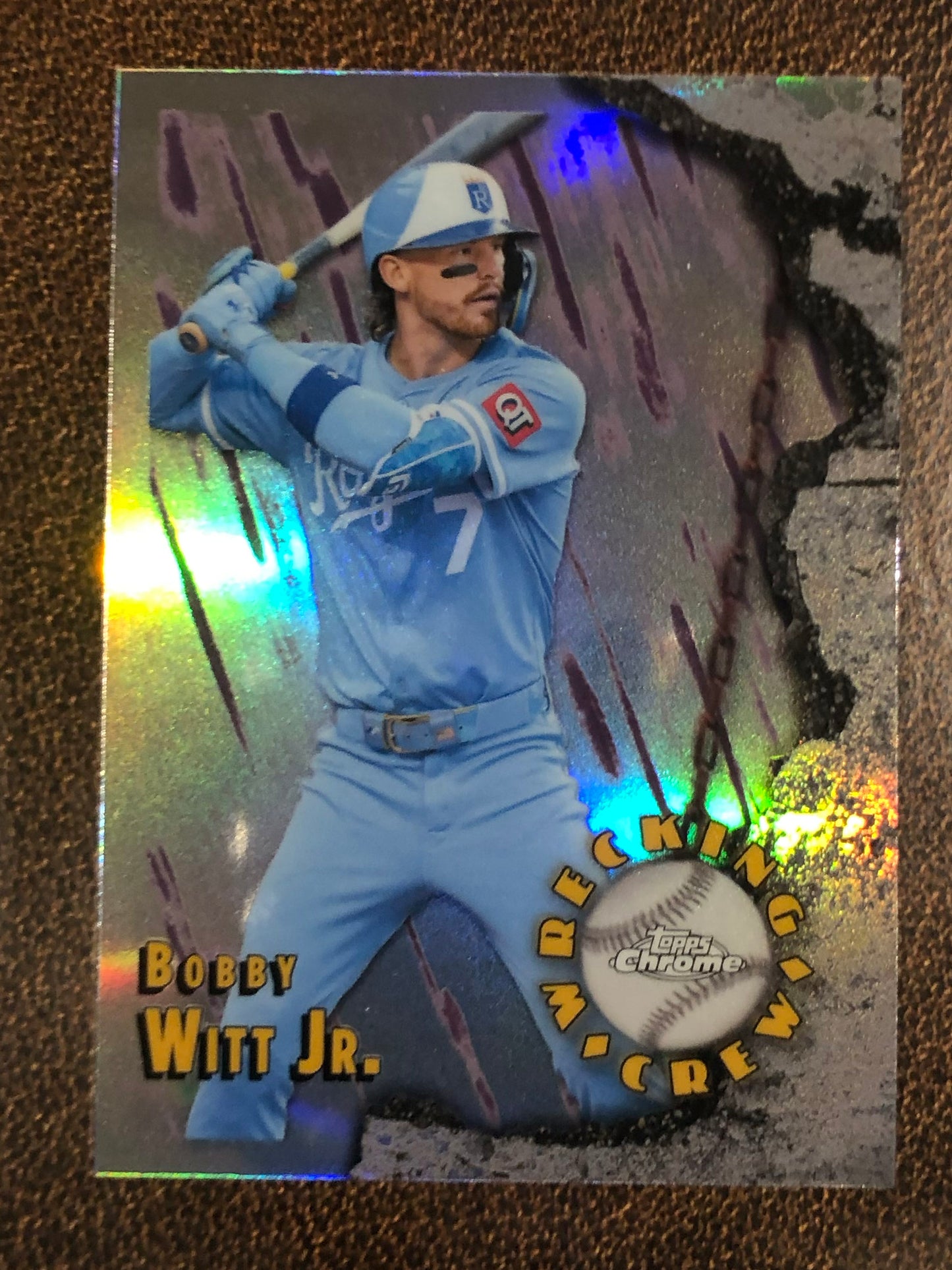 Bobby Witt Jr. - 2026 Topps Chrome - Wrecking Crew Insert - Royals
