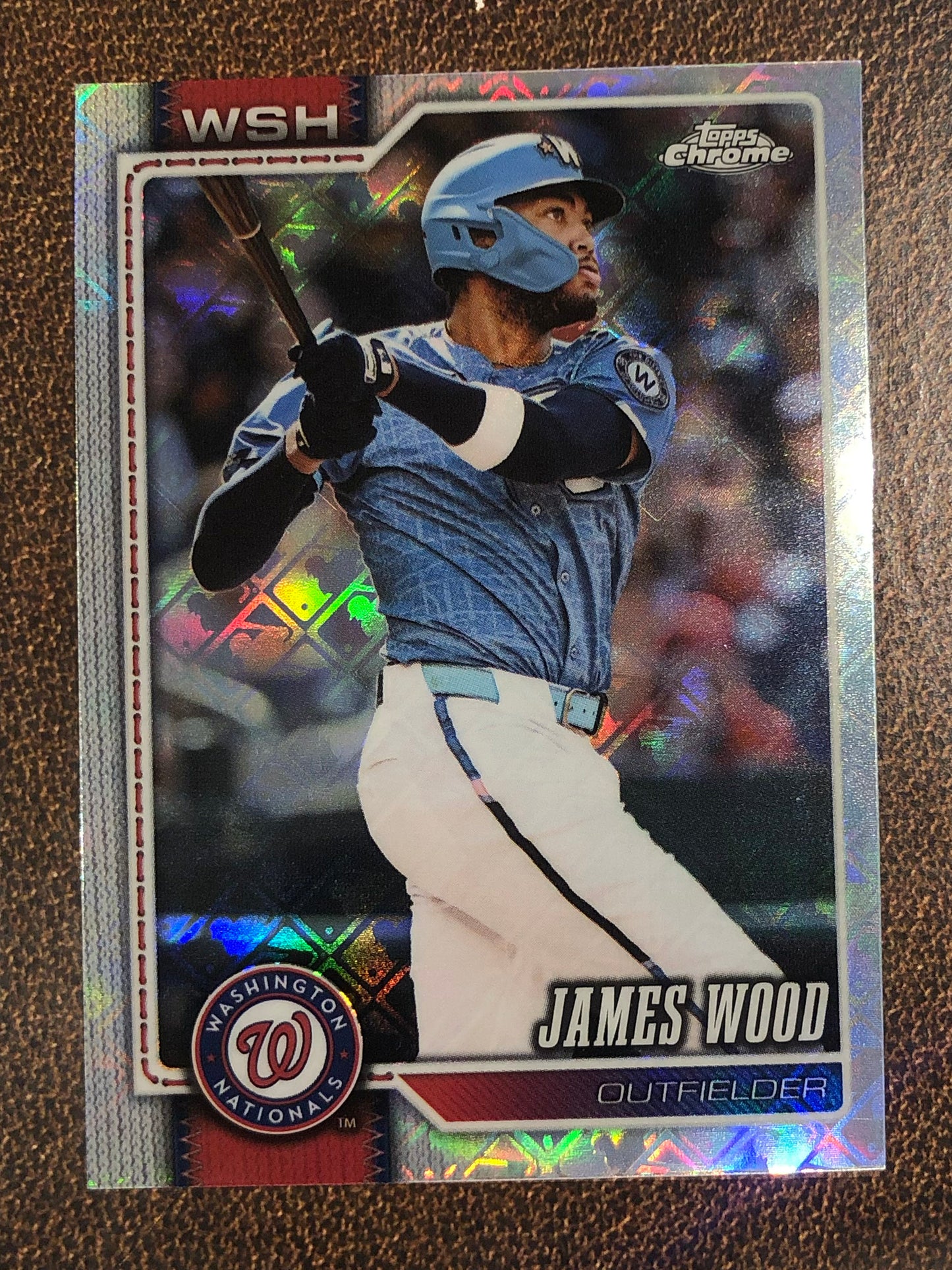 James Wood - 2026 Topps Chrome Logofractor - Base Logofractor - Nationals